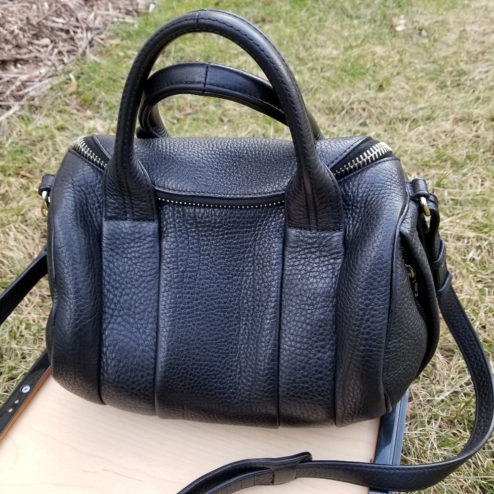 Alexander Wang Mini Rocco Duffel Stud Black Gold